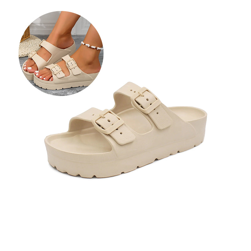 Mules à semelle épaisse à amorti (femme)
