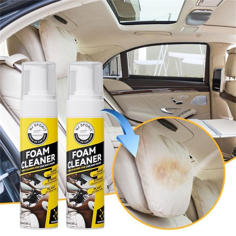 Nettoyant moussant | Multi-usage pour intérieur de voiture, sans danger pour le cuir et les tissus