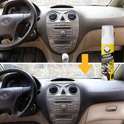 Nettoyant moussant | Multi-usage pour intérieur de voiture, sans danger pour le cuir et les tissus