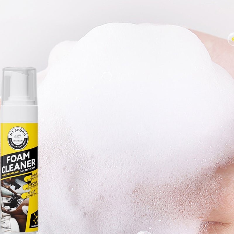 Nettoyant moussant | Multi-usage pour intérieur de voiture, sans danger pour le cuir et les tissus