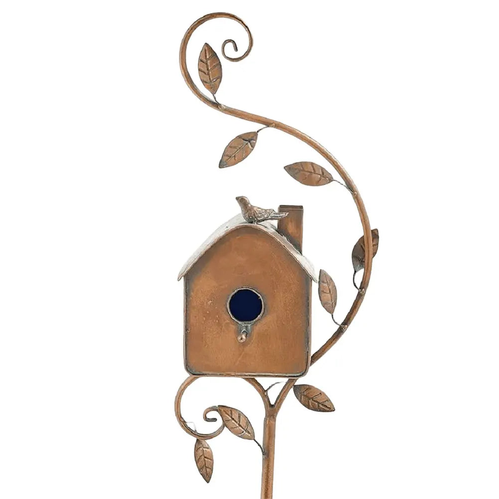 Nichoir élégant sur piquet pour jardin et terrasse