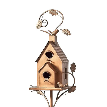Nichoir élégant sur piquet pour jardin et terrasse