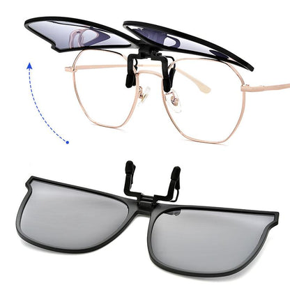 Nouvelles lunettes de soleil à clipser relevables polarisées