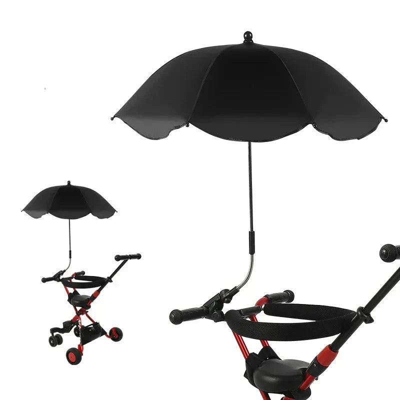 Ombrelle réglable pour landau de bébé - pare-soleil anti-UV pour poussette