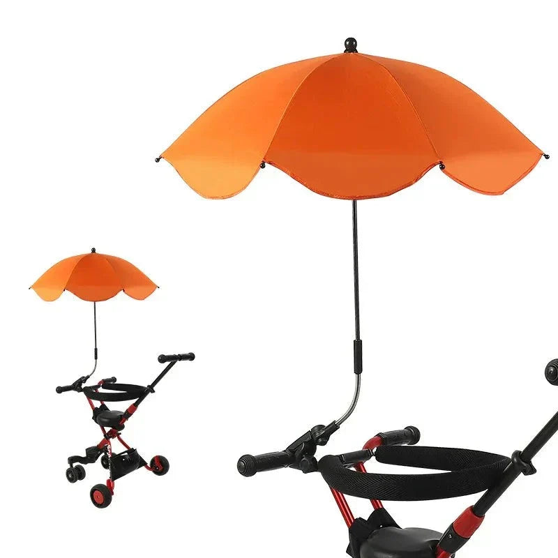 Ombrelle réglable pour landau de bébé - pare-soleil anti-UV pour poussette