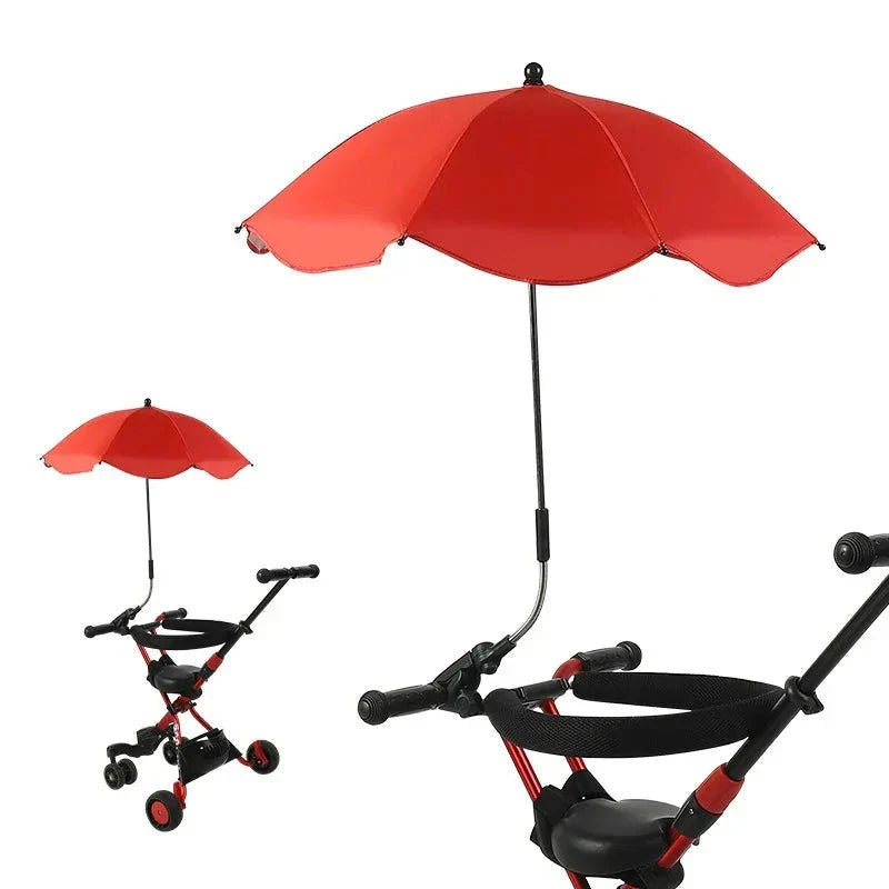 Ombrelle réglable pour landau de bébé - pare-soleil anti-UV pour poussette