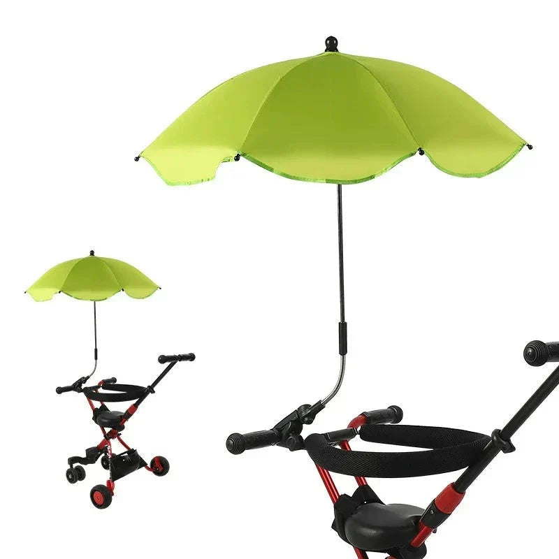 Ombrelle réglable pour landau de bébé - pare-soleil anti-UV pour poussette