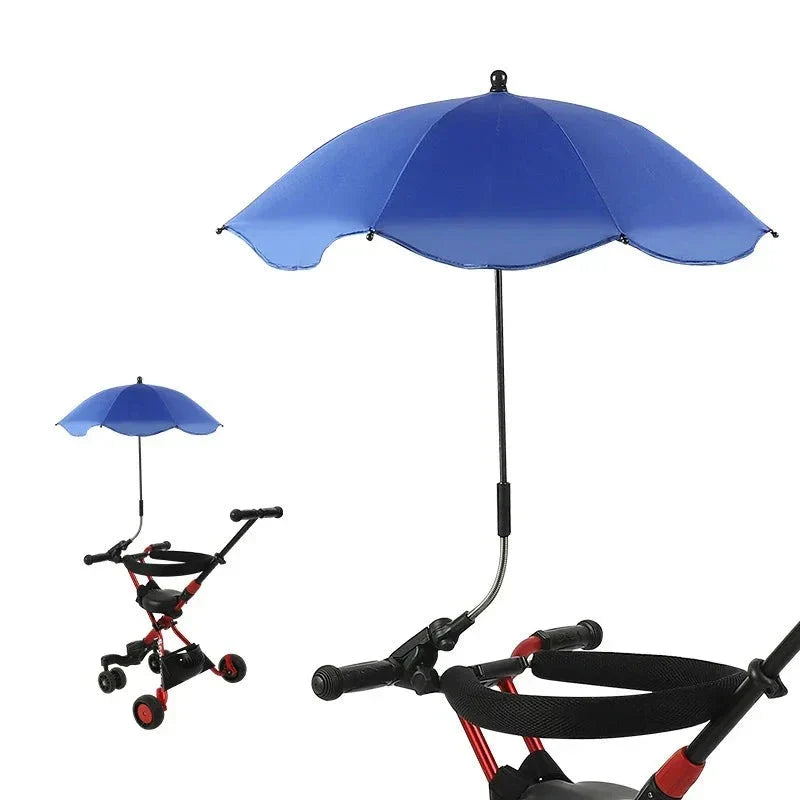 Ombrelle réglable pour landau de bébé - pare-soleil anti-UV pour poussette