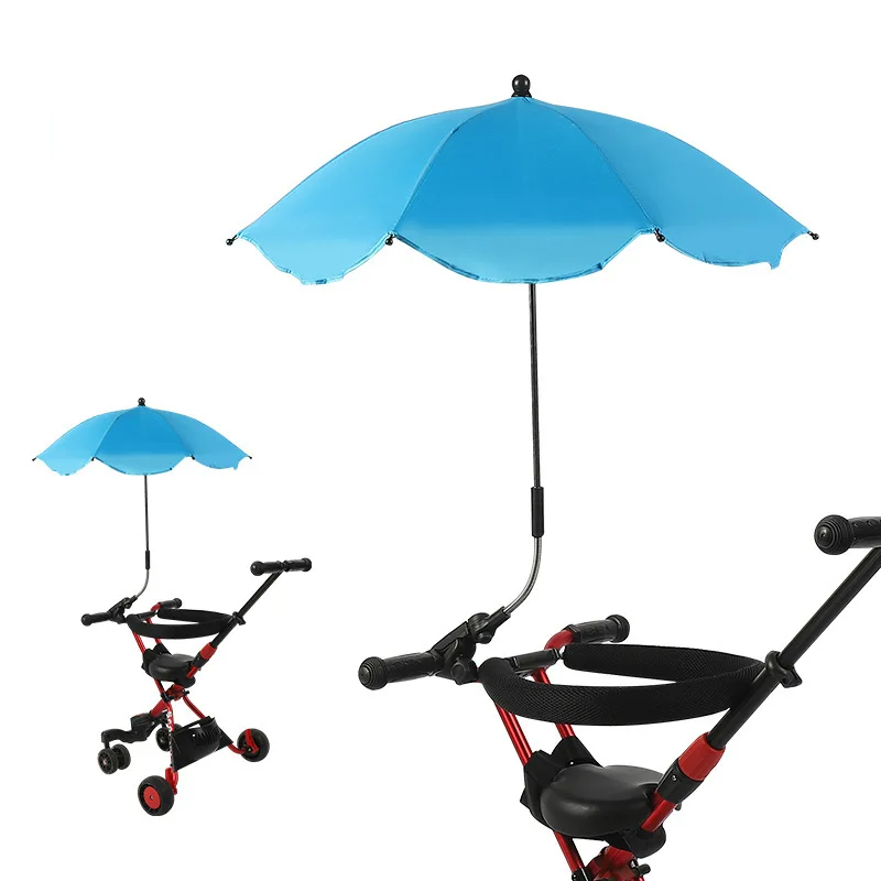 Ombrelle réglable pour landau de bébé - pare-soleil anti-UV pour poussette