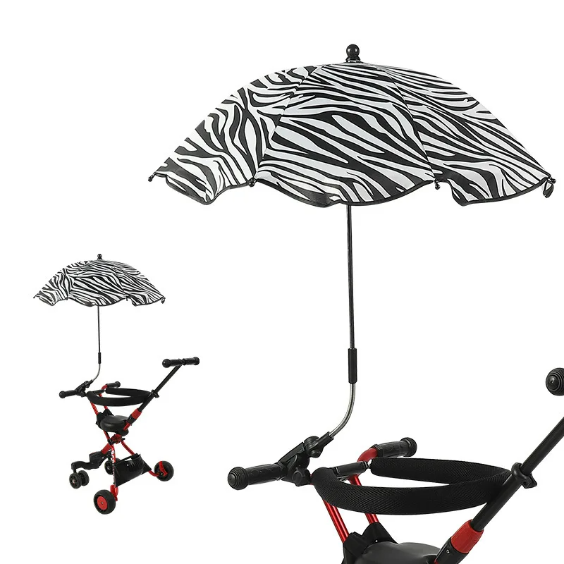 Ombrelle réglable pour landau de bébé - pare-soleil anti-UV pour poussette