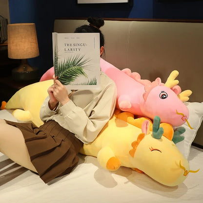 Oreiller de corps dragon à câliner - doux et confortable