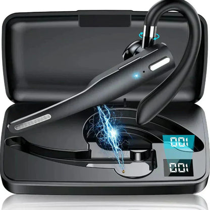 Oreillette Bluetooth 5.1 à contour d’oreille, réduction du bruit