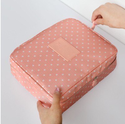 Organisateur de maquillage de voyage compact et imperméable