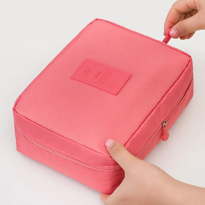 Organisateur de maquillage de voyage compact et imperméable