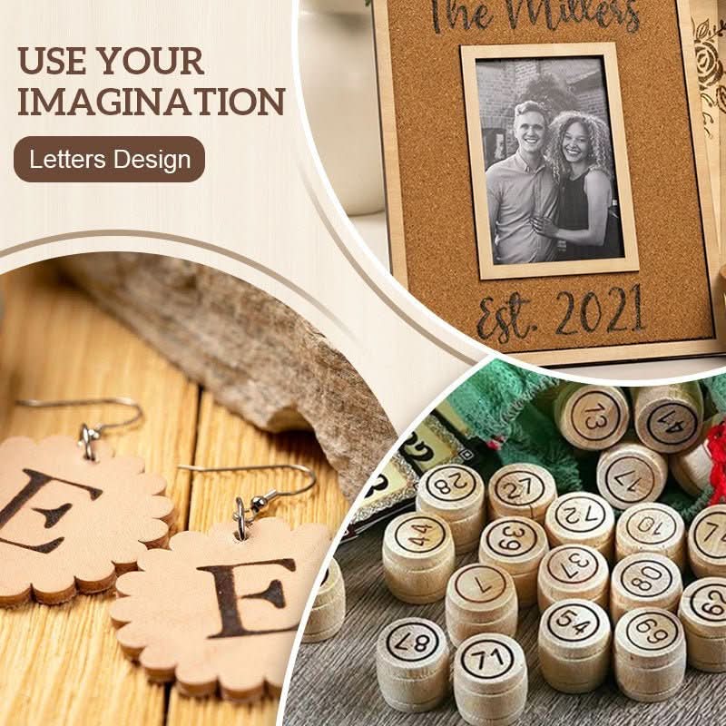 Outil de pyrogravure et de gravure | température réglable | kit DIY de loisirs créatifs | bois, cuir et métal
