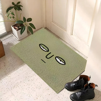Paillasson smiley - tapis d'entrée antidérapant - tapis intérieur/extérieur ludique