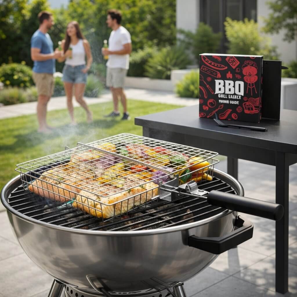Panier à griller en acier inoxydable | répartition uniforme de la chaleur