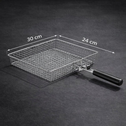 Panier à griller en acier inoxydable | répartition uniforme de la chaleur