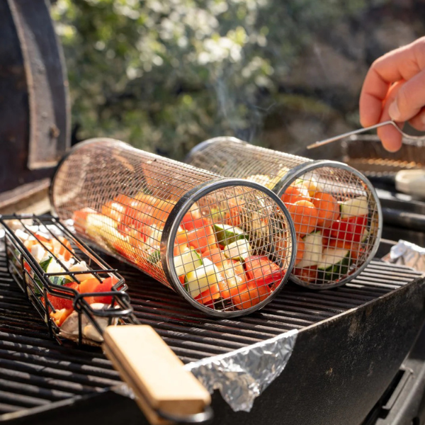 Panier pour barbecue - fini les aliments qui tombent à travers la grille