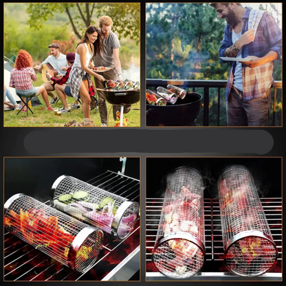 Panier pour barbecue - fini les aliments qui tombent à travers la grille