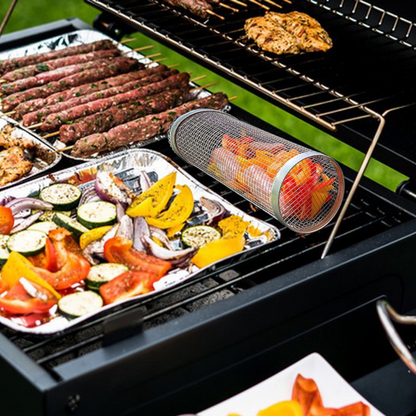 Panier pour barbecue - fini les aliments qui tombent à travers la grille