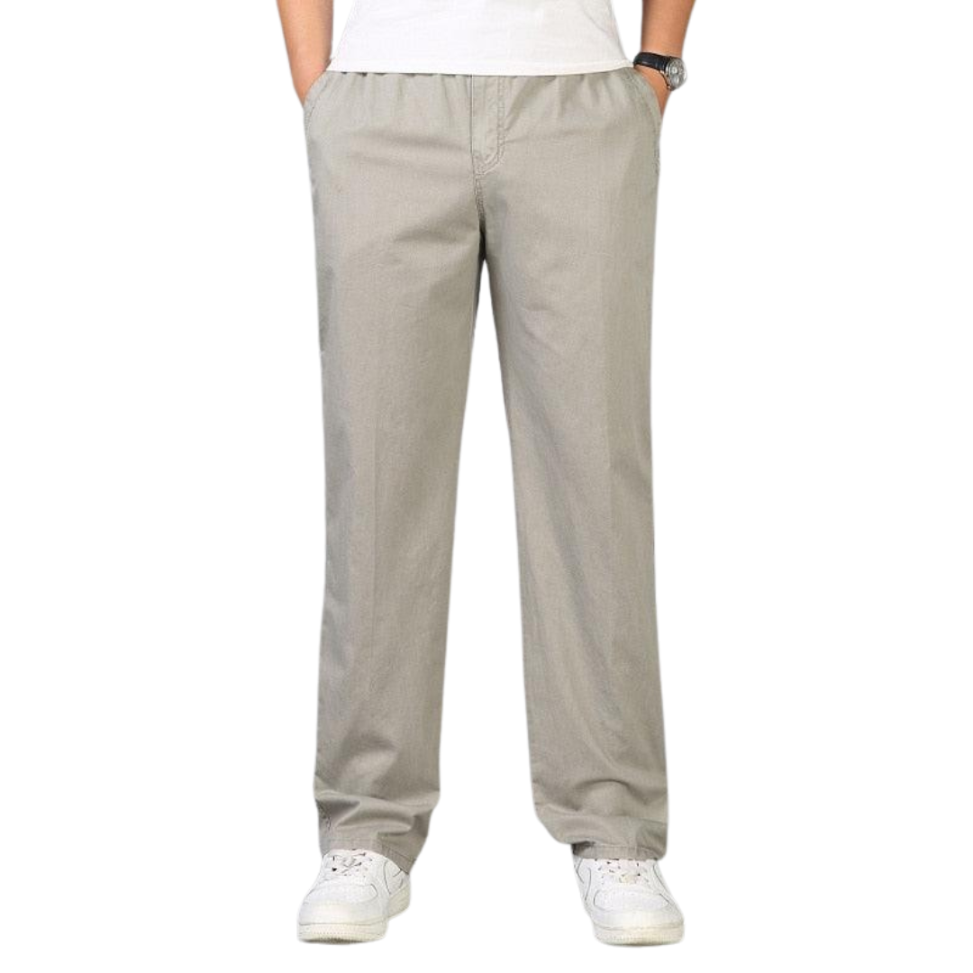 Pantalon à enfiler décontracté pour homme, coupe ample