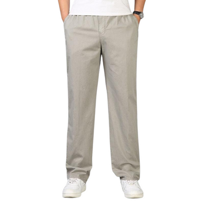 Pantalon à enfiler décontracté pour homme, coupe ample