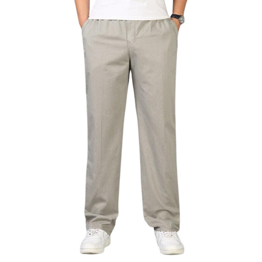 Pantalon à enfiler décontracté pour homme, coupe ample