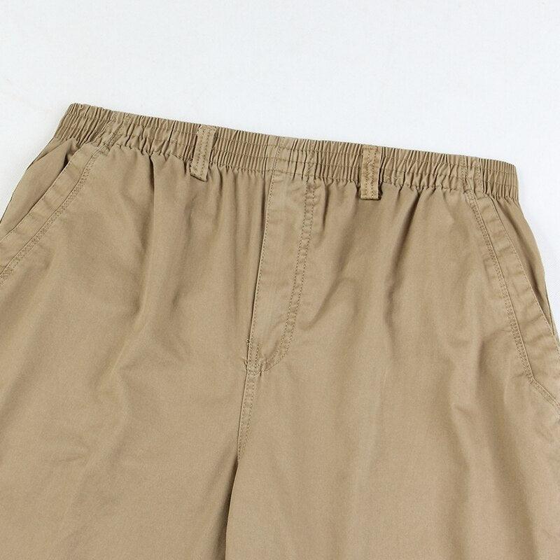 Pantalon à enfiler décontracté pour homme, coupe ample