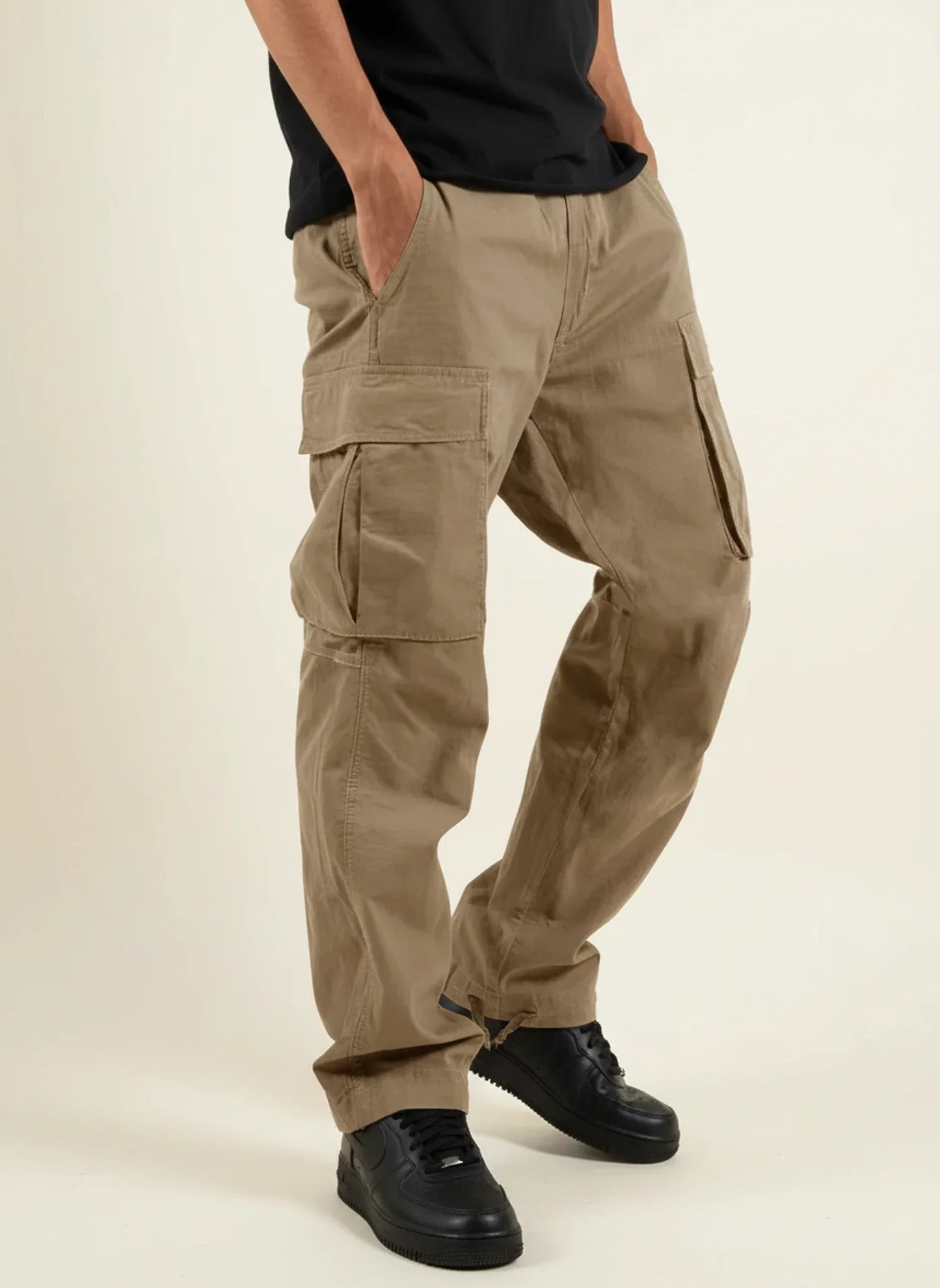Pantalon cargo coupe ample pour homme