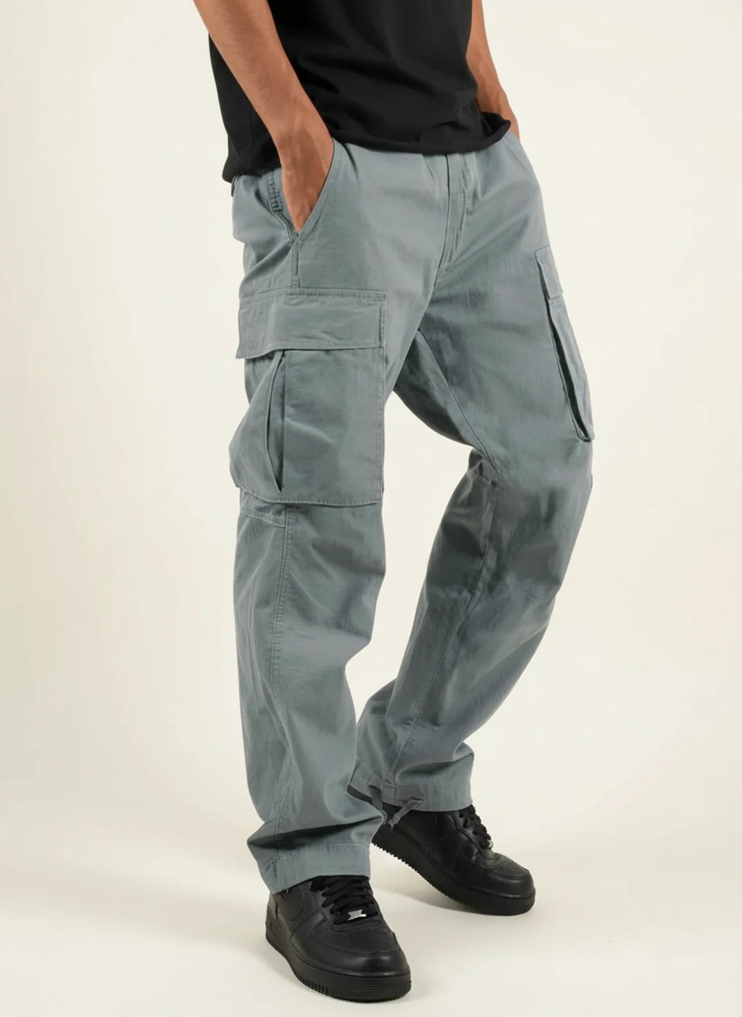 Pantalon cargo coupe ample pour homme