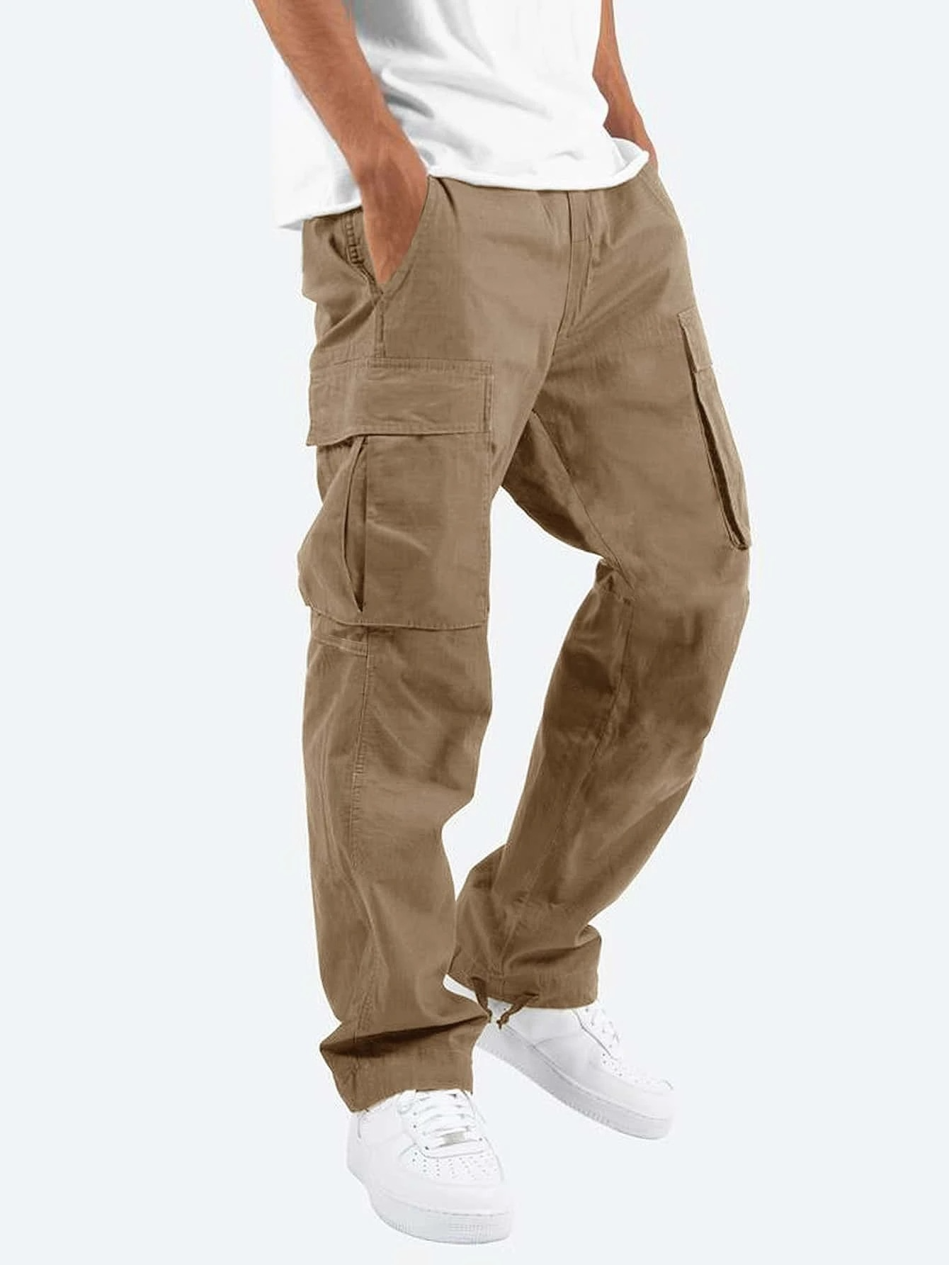 Pantalon cargo coupe décontractée pour homme