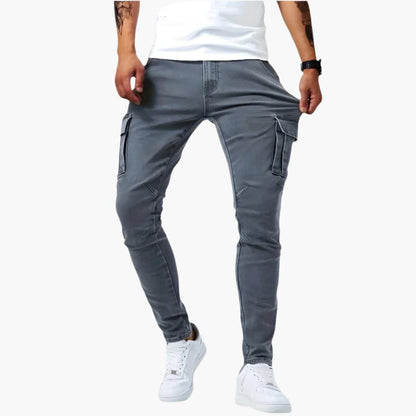 Pantalon cargo slim pour homme