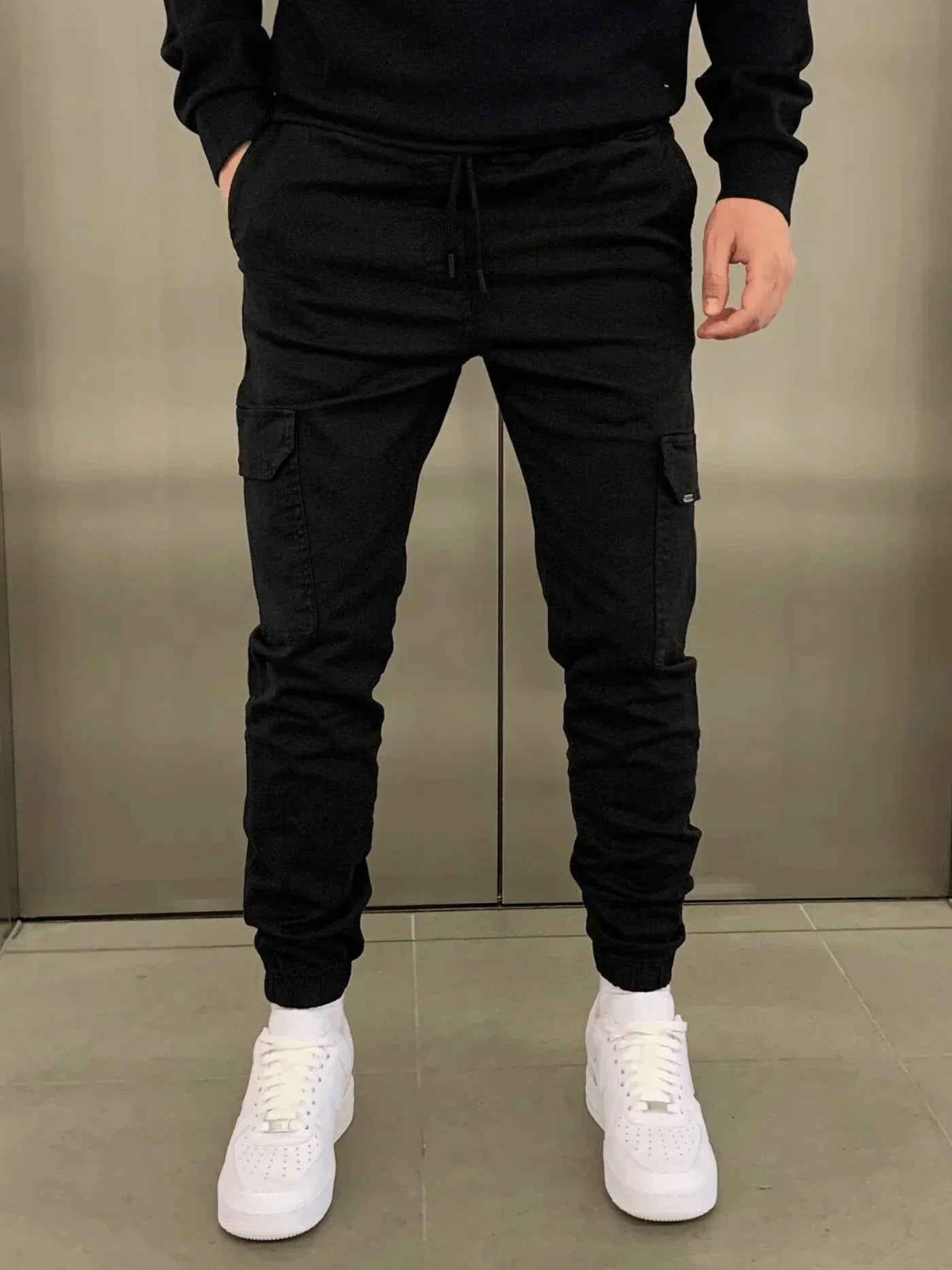 Pantalon cargo slim pour homme
