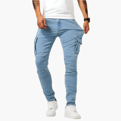 Pantalon cargo slim pour homme