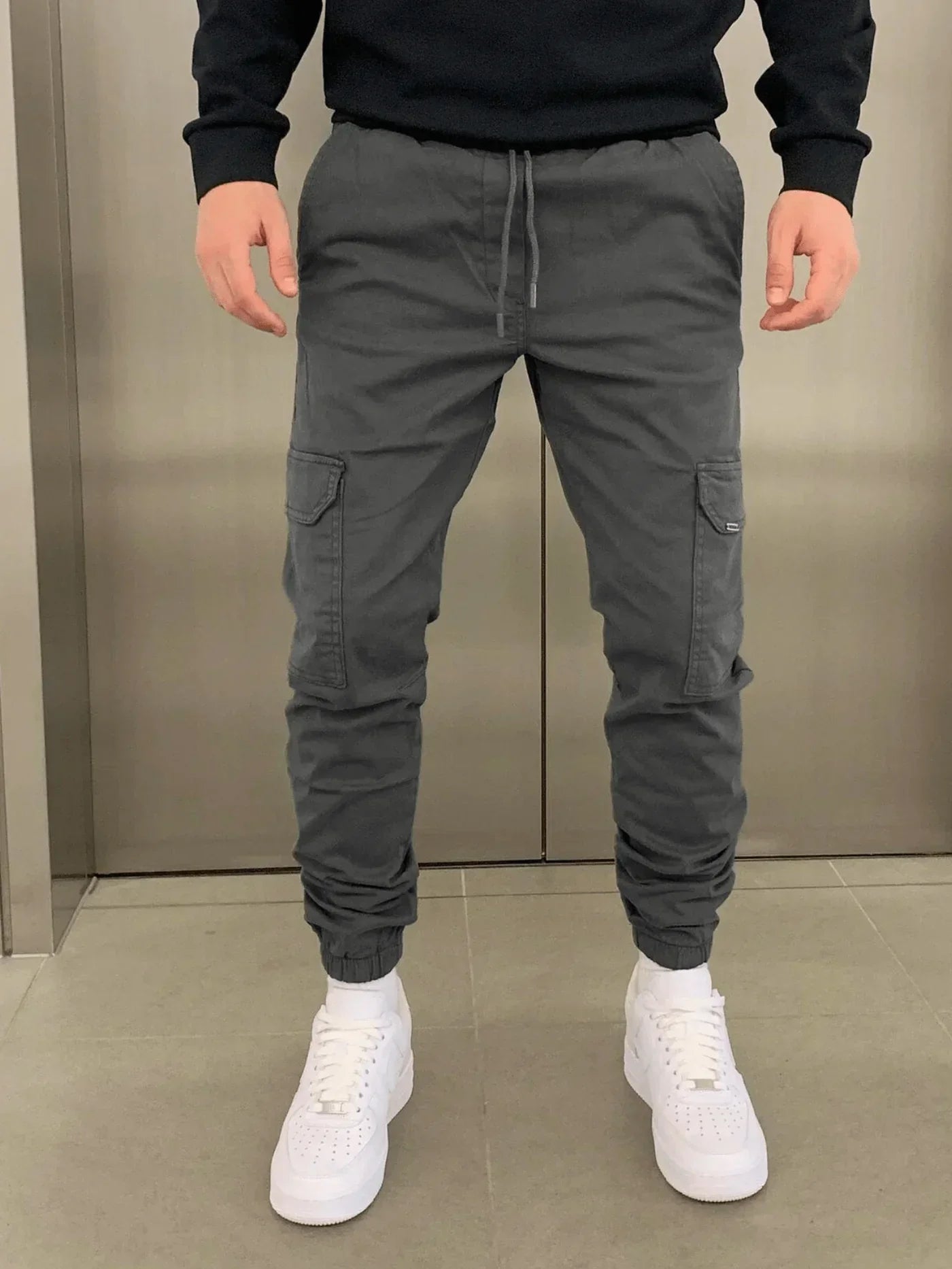 Pantalon cargo slim pour homme
