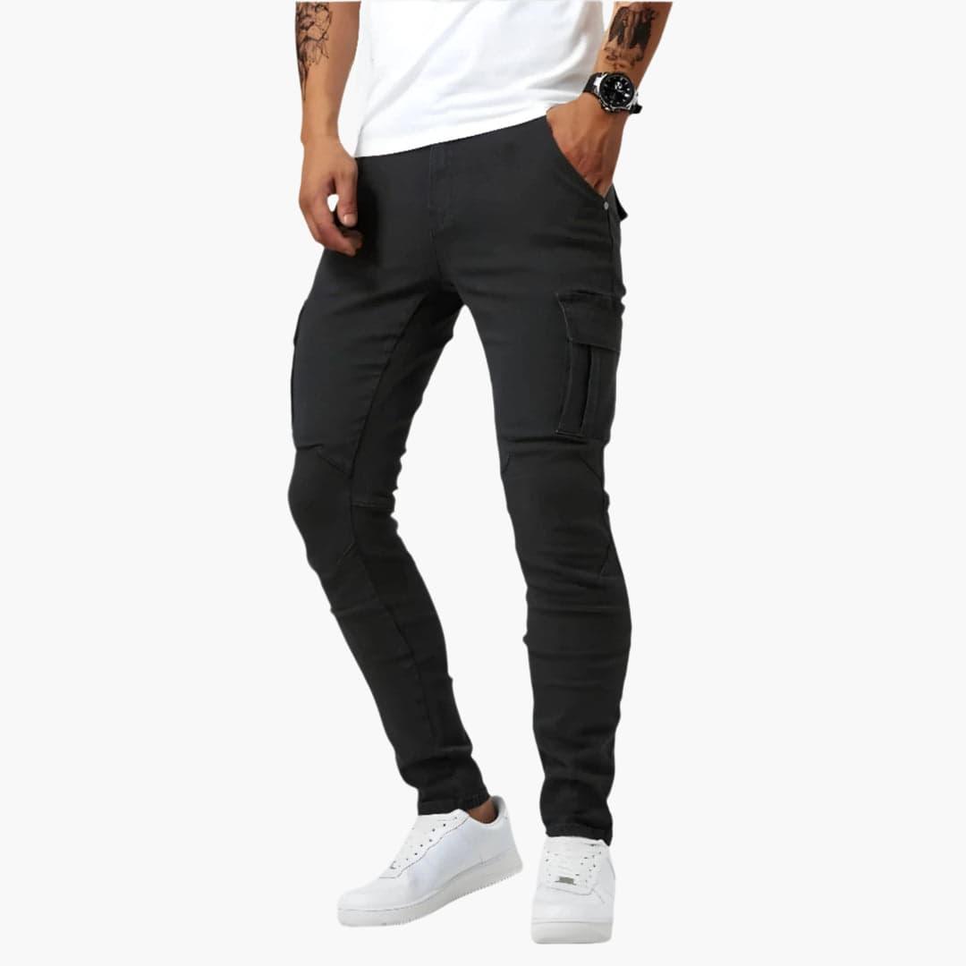 Pantalon cargo slim pour homme