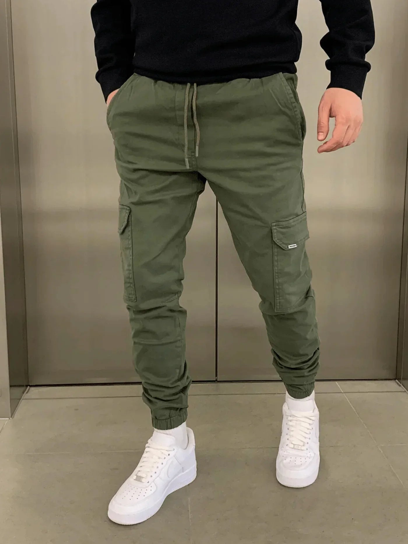 Pantalon cargo slim pour homme