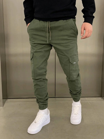 Pantalon cargo slim pour homme