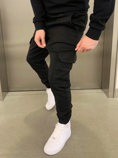 Pantalon cargo slim pour homme
