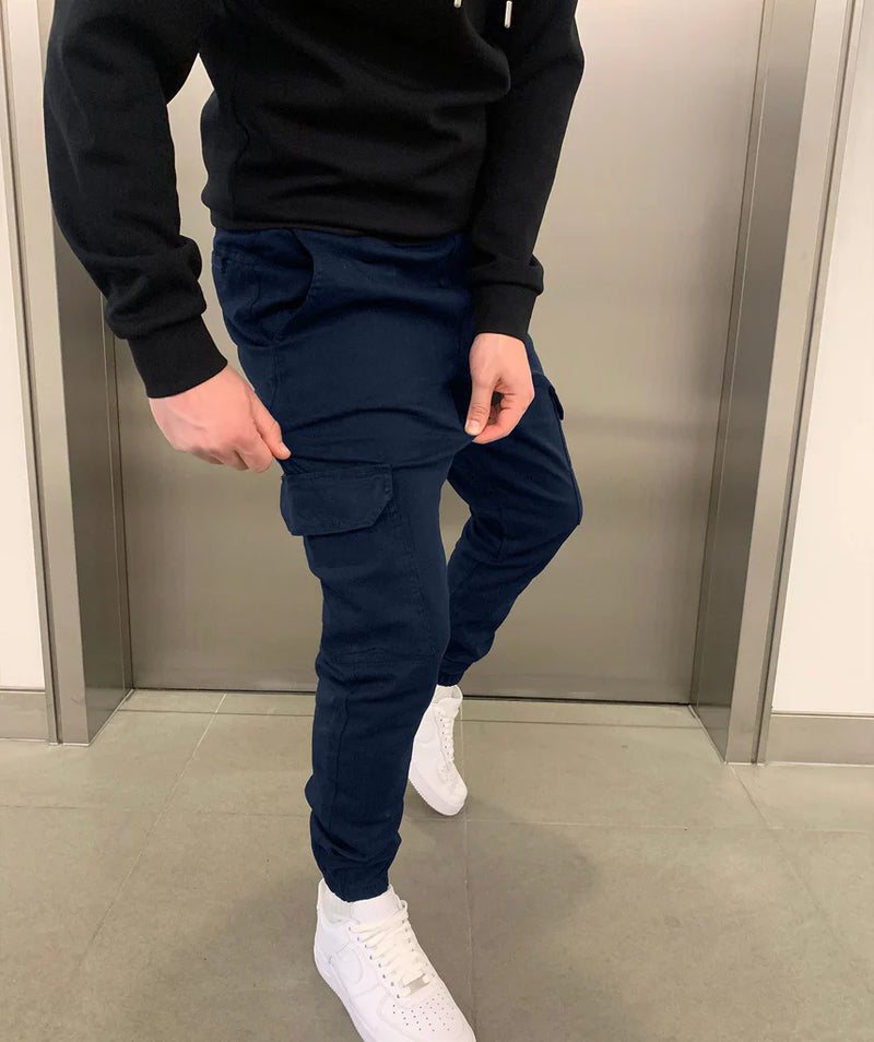 Pantalon cargo slim pour homme