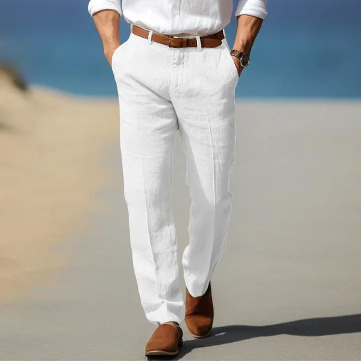 Pantalon chino coupe droite pour homme