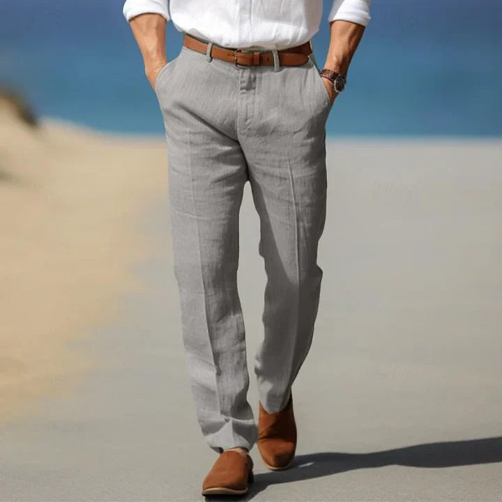 Pantalon chino coupe droite pour homme