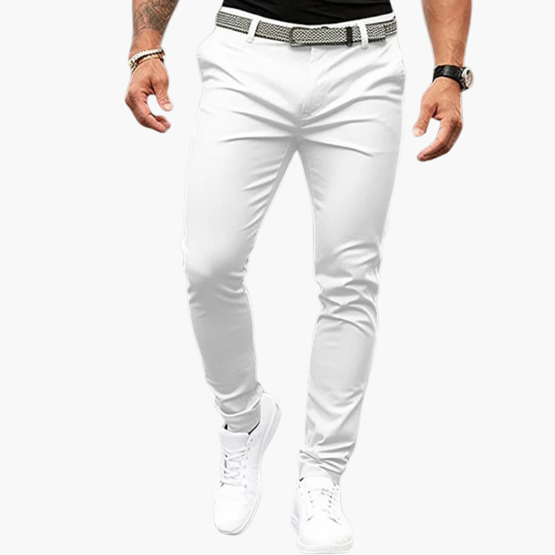Pantalon chino slim pour homme