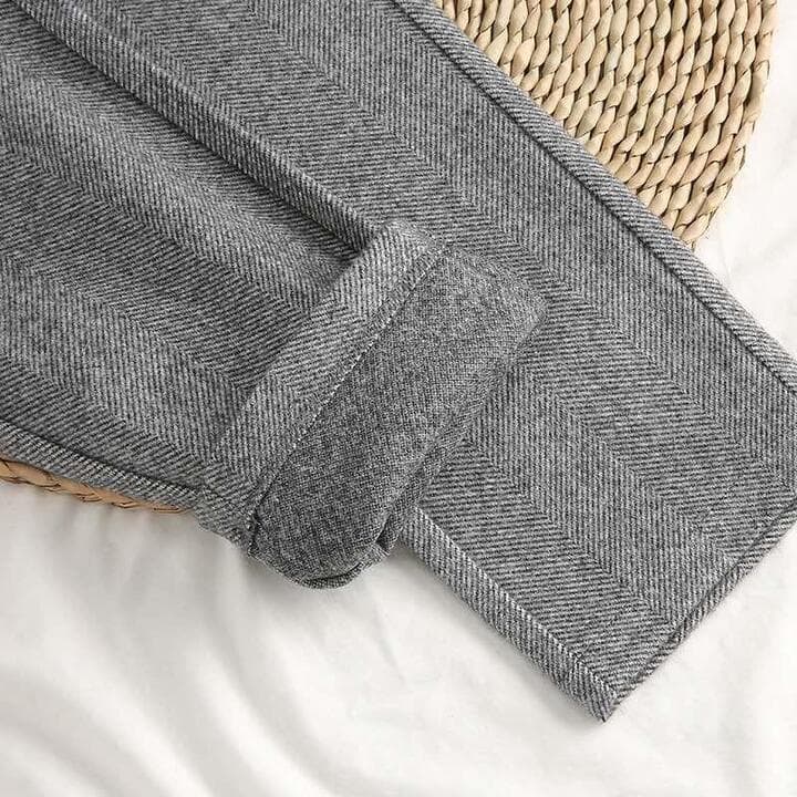 Pantalon de costume à chevrons pour homme