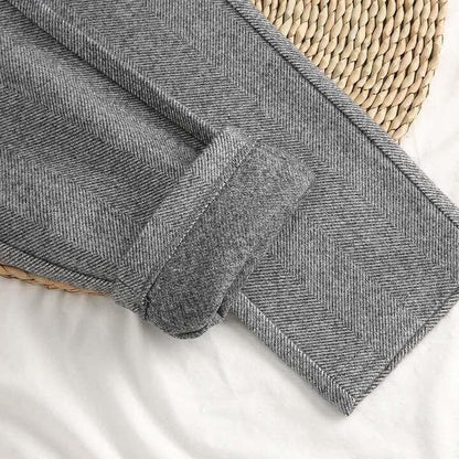 Pantalon de costume à chevrons pour homme