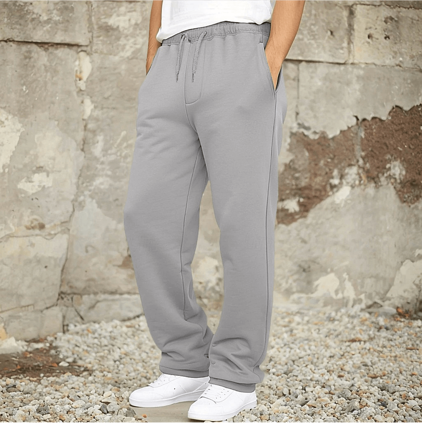 Pantalon de jogging en polaire pour homme