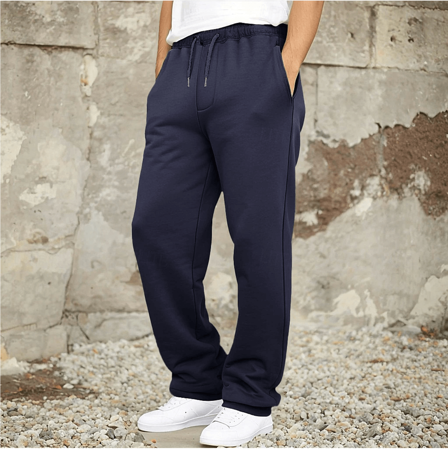 Pantalon de jogging en polaire pour homme