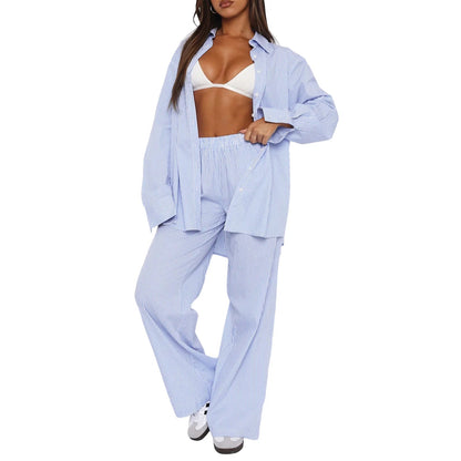 Pantalon de jogging femme à taille élastique à rayures