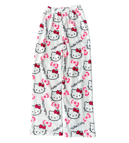 Pantalon de pyjama en peluche Hello Kitty